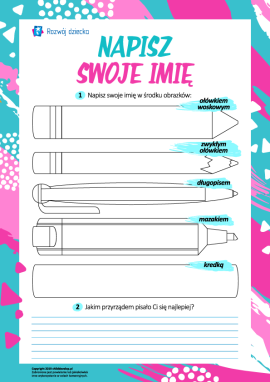 Napisz swoje imię