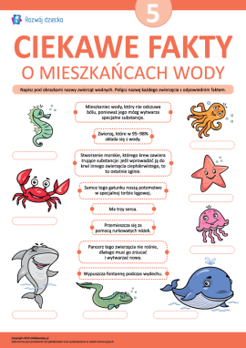 Dowiadujemy się ciekawych faktów o zwierzętach wodnych