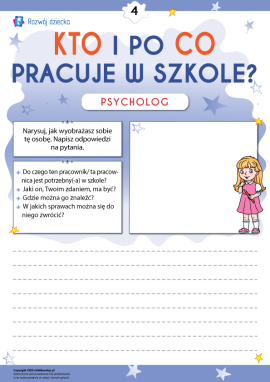 Zastanawiamy się, kto i po co pracuje w szkole. Psycholog