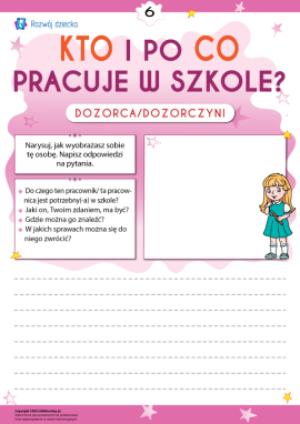 Zastanawiamy się, kto i po co pracuje w szkole. Dozorca