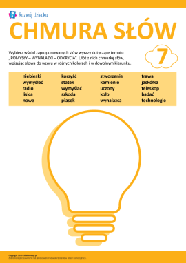 Pomysły – wynalazki – odkrycia: tworzymy chmurę słów