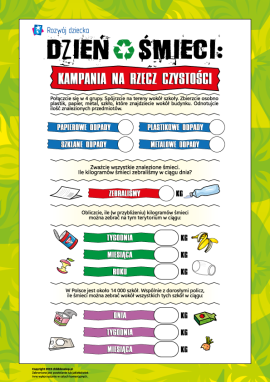 Dzień śmieci: promocja czystości
