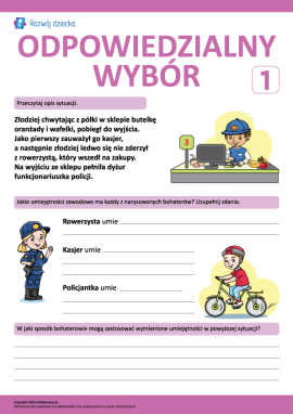 Prognozujemy działania w różnych sytuacjach nr 1
