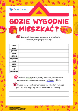 Zastanawiamy się, gdzie mają mieszkać zwierzęta