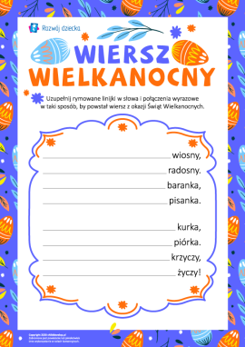 Piszemy wiersz wielkanocny