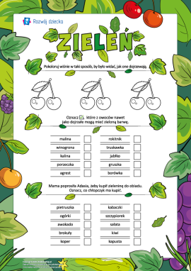 Zieleń: analizujemy i myślimy logicznie