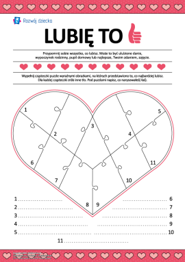 Lubię to: wypełniamy puzzle