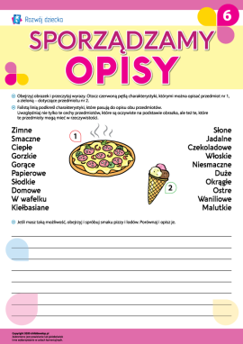 Uczymy się sporządzania opisów nr 6