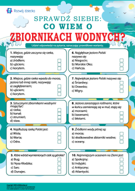 Sprawdzamy wiedzę o zbiornikach wodnych