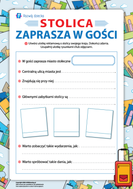 Stolica zaprasza w gości: broszura reklamowa