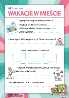 Wakacje w mieście: planujemy odpoczynek