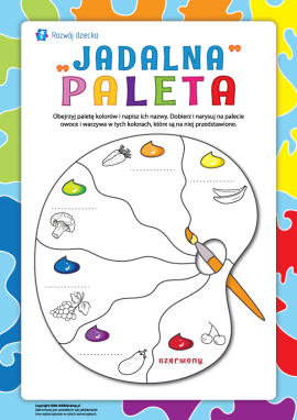 „Jadalna” paleta: kolory