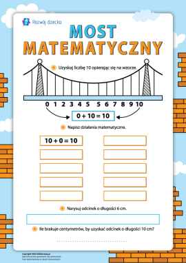 Most matematyczny: skład liczby 10