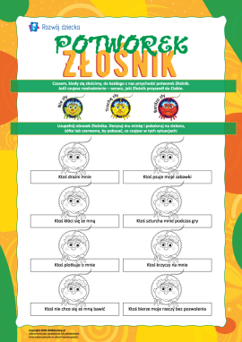 Potworek Złośnik: opisujemy uczucia