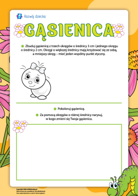 Gąsienica: budujemy figury
