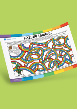 Labirynt „Leprechaun i tęcze”