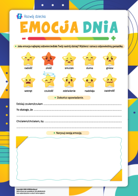 Emocja dnia: pracujemy z emocjami