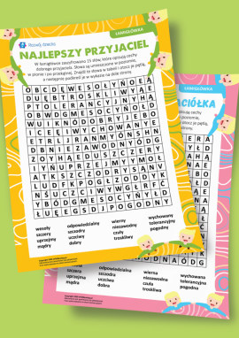 Tematyczne łamigłówki „Przyjaciele”