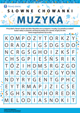 Łamigłówka „Muzyka”