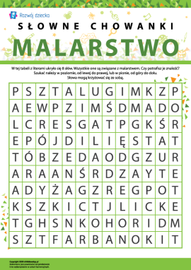 Łamigłówka „Malarstwo”