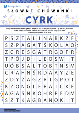 Łamigłówka „Cyrk”