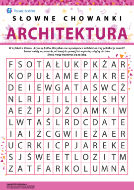 Łamigłówka „Architektura”