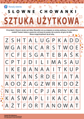 Łamigłówka „Sztuka użytkowa”