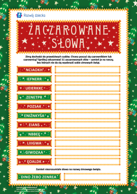 Anagram „Zaczarowane słowa”