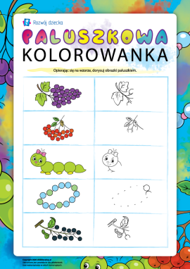 Paluszkowa kolorowanka: rysujemy