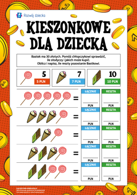 Kieszonkowe: liczymy resztę