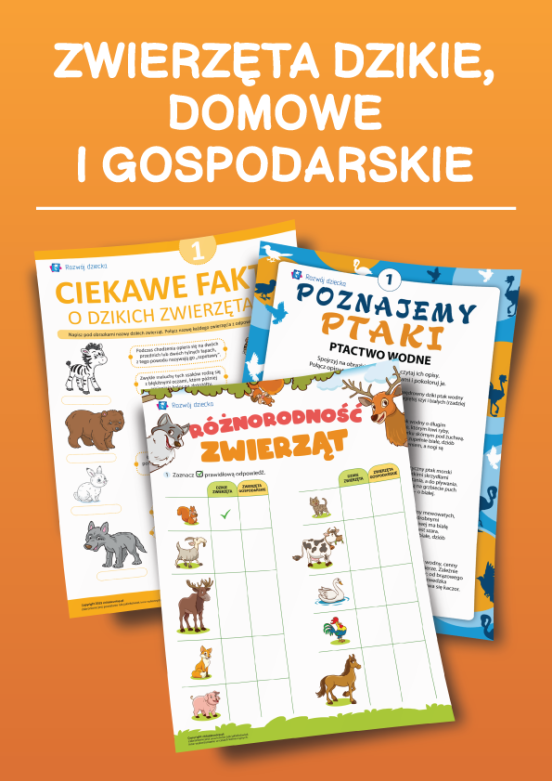 Zwierzęta dzikie, domowe i gospodarskie