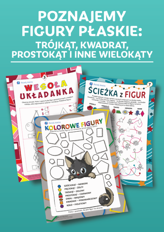 Poznajemy figury płaskie: trójkąt, kwadrat, prostokąt i inne wielokąty