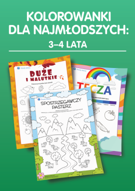 Kolorowanki dla najmłodszych: 3–4 lata