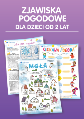 Zjawiska pogodowe dla dzieci od 2 lat